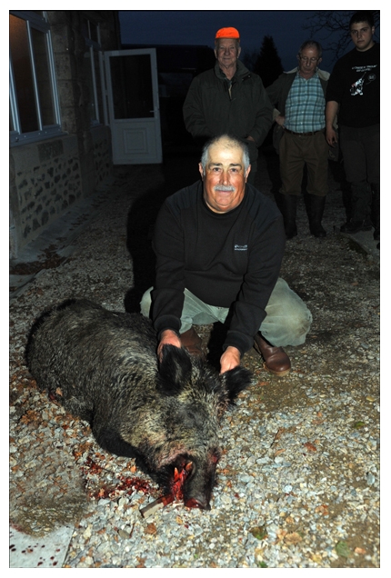 Papy à la chasse