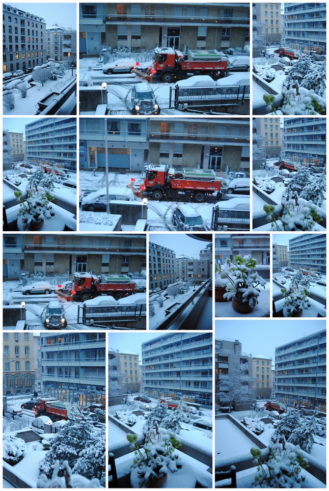 Lyon sous la neige