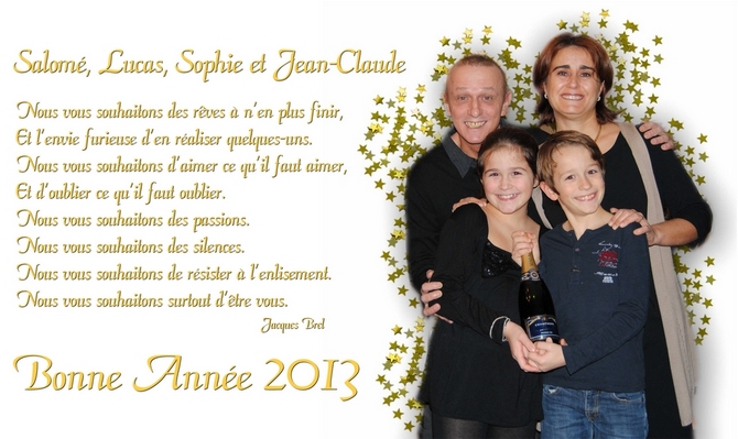 VOEUX FAMILLE DELANIER