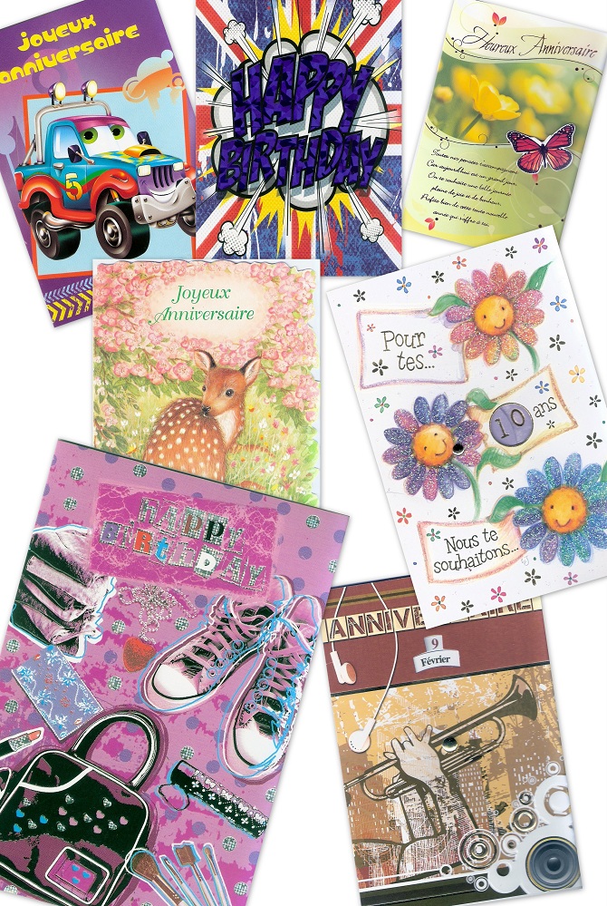 CARTES ANNIVERSAIRE