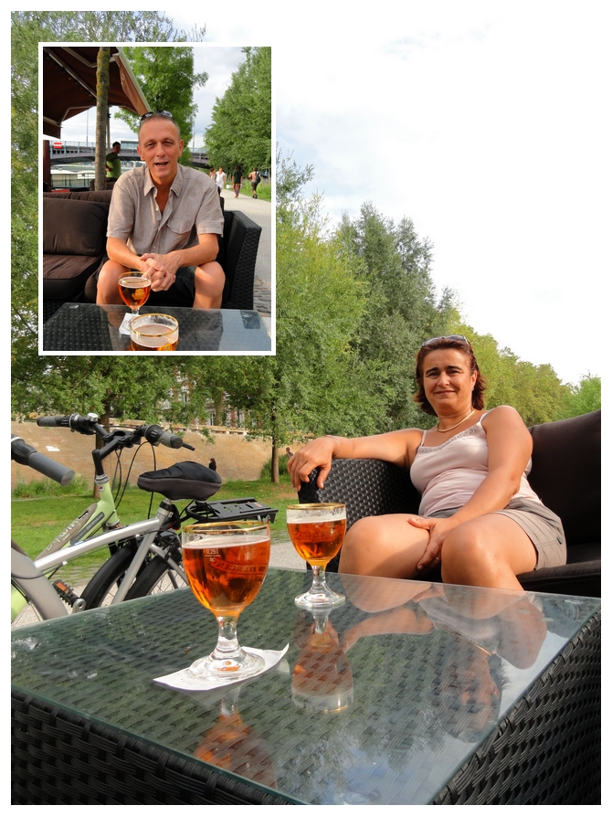 Balade en vélo sur les quais du Rhône