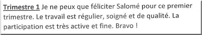 Les bulletins des enfants sont arrivés…