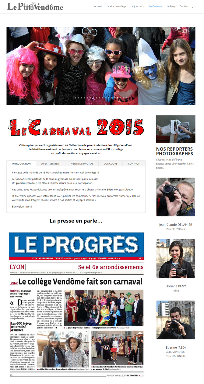 Le Carnaval   Le P tit Vendôme