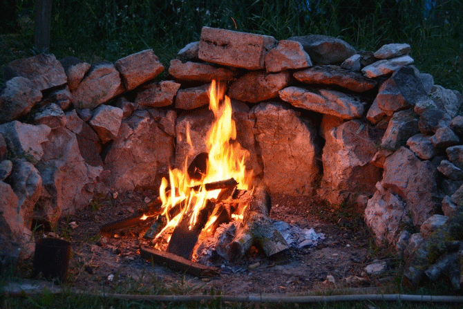 le feu