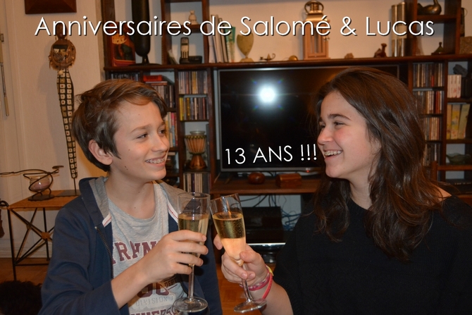 L&rsquo;anniversaire de Salomé & Lucas : 13 ans !!!